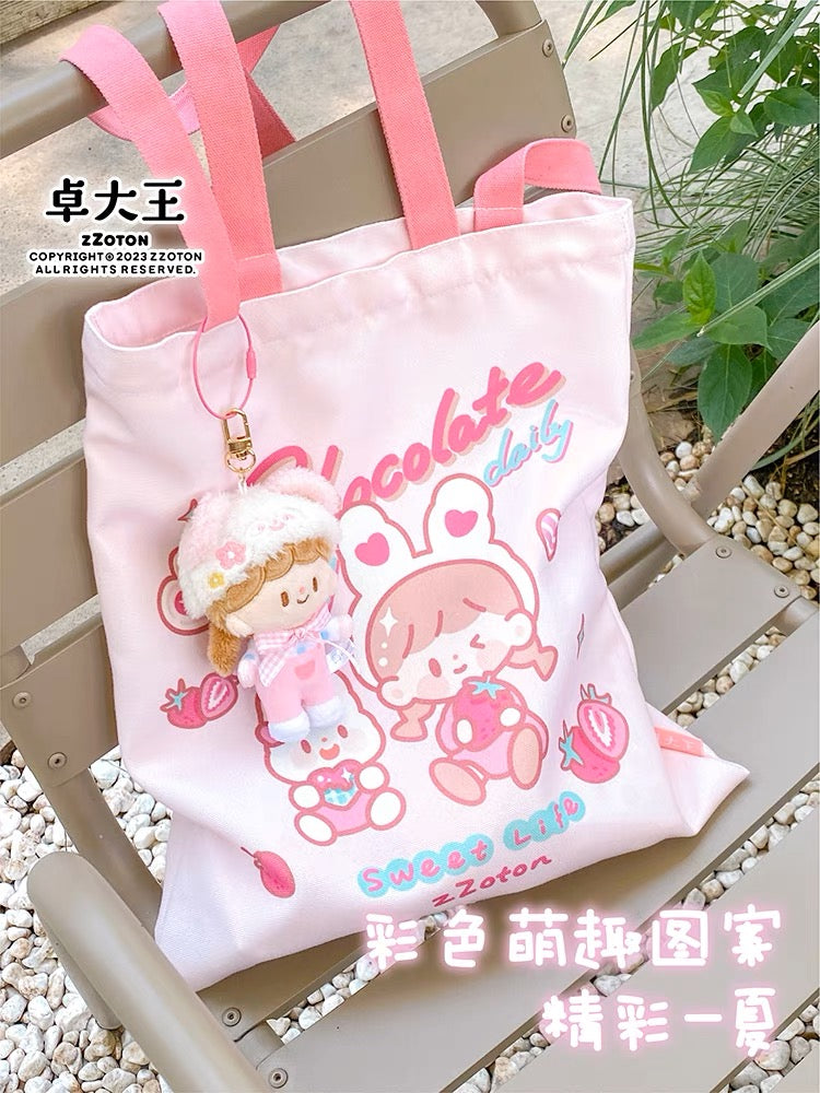 Molinta cute andsweet shoulder canvas bag