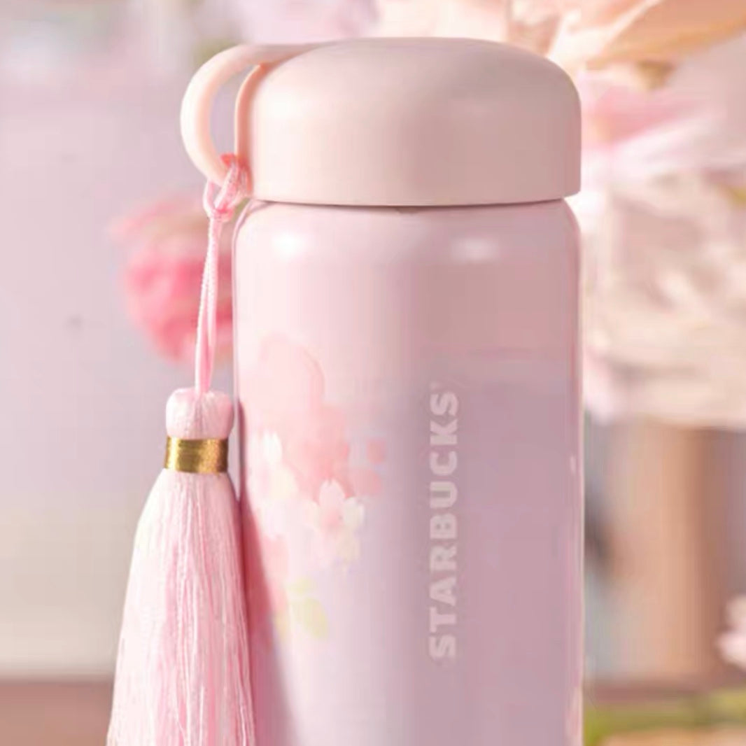 Starbucks x Thermos 430ml/15oz Anniversary Phantom Pink Coral Seabed  Stainless Steel Cup
