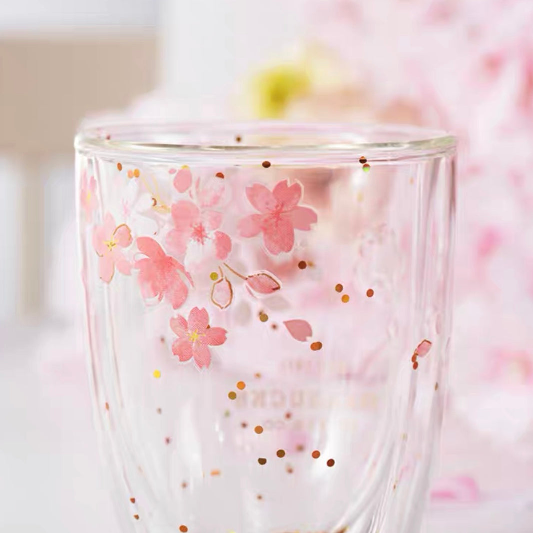 Starbucks China 2022 Valentine's Day plaid glass cup 350ml