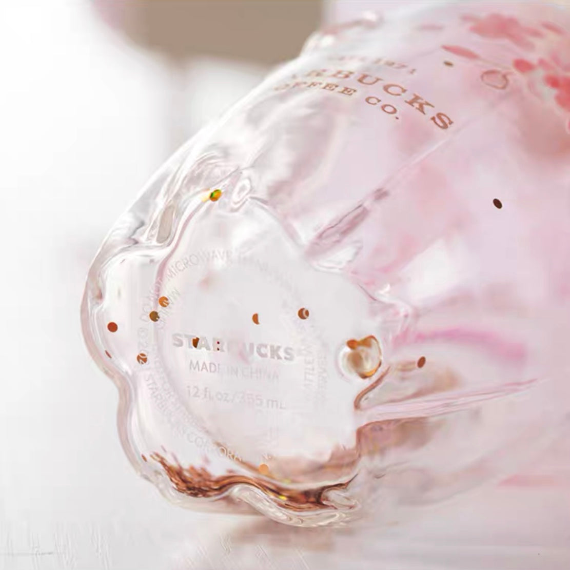 Starbucks China 2023 Sakura Pink Gradient Glass Cup – Room Twoo