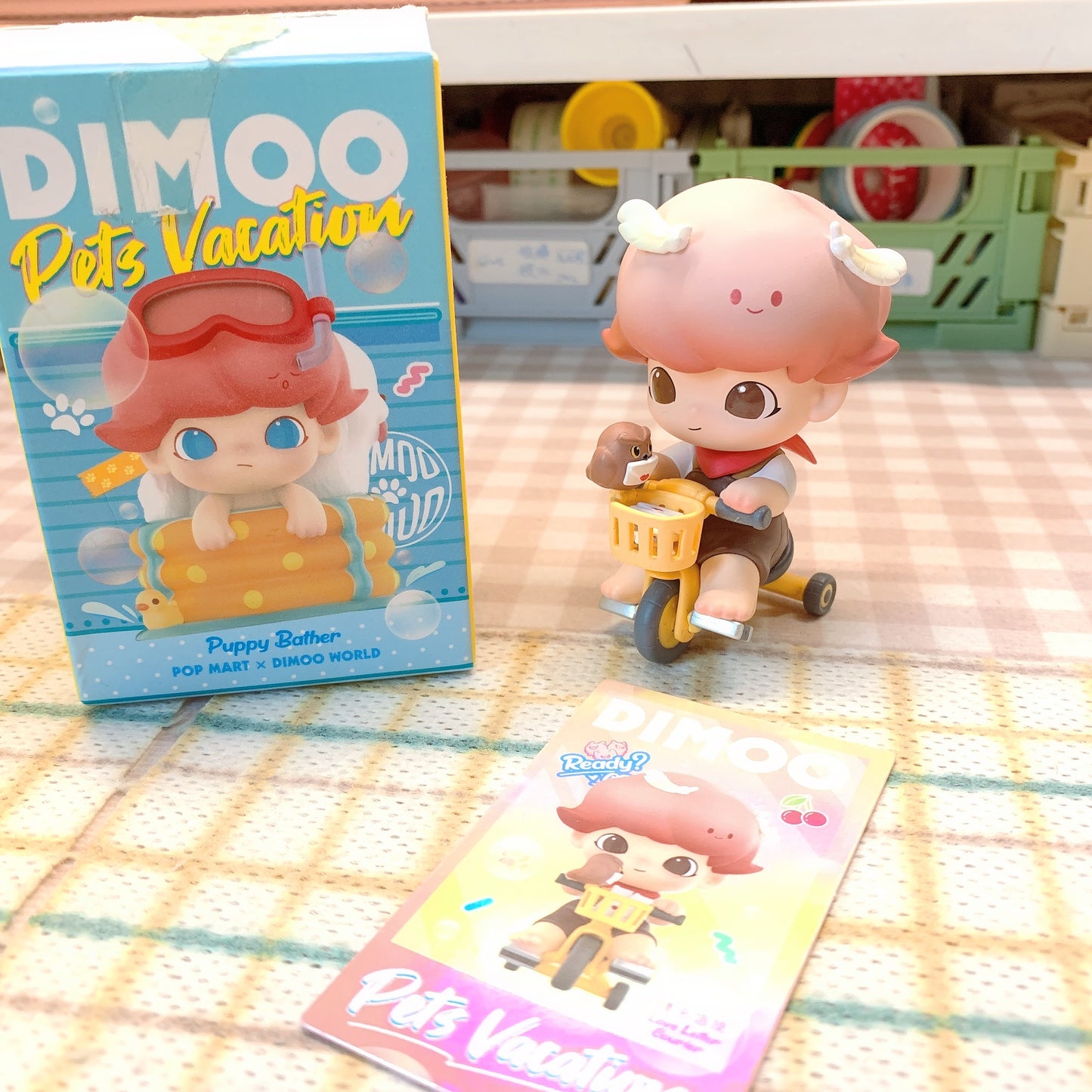 【PRELOVED and SALE 】POPMART Dimoo blind box toy Pets Vacation Love Letter Courier