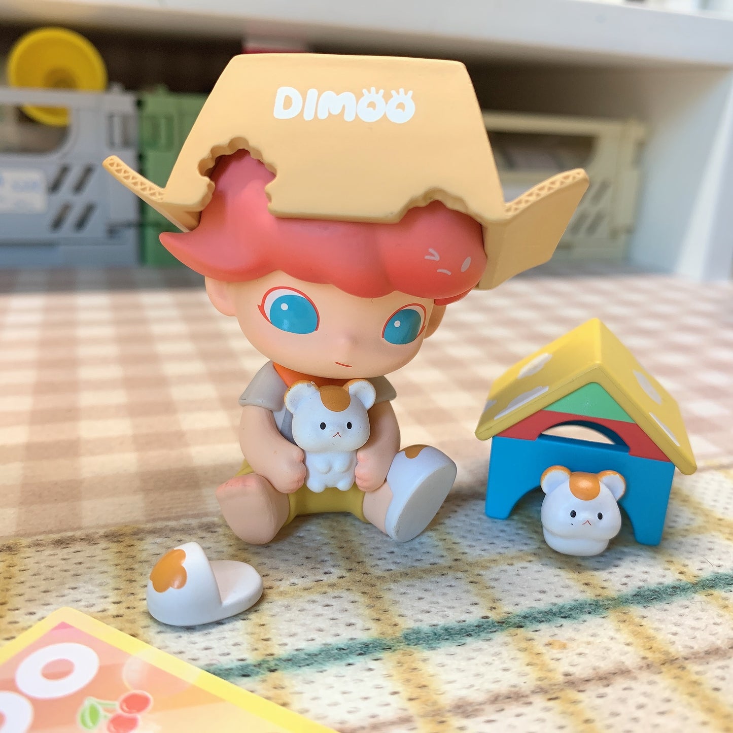 【PRELOVED and SALE 】POPMART Dimoo blind box toy Pets Vacation Hamsters Architect