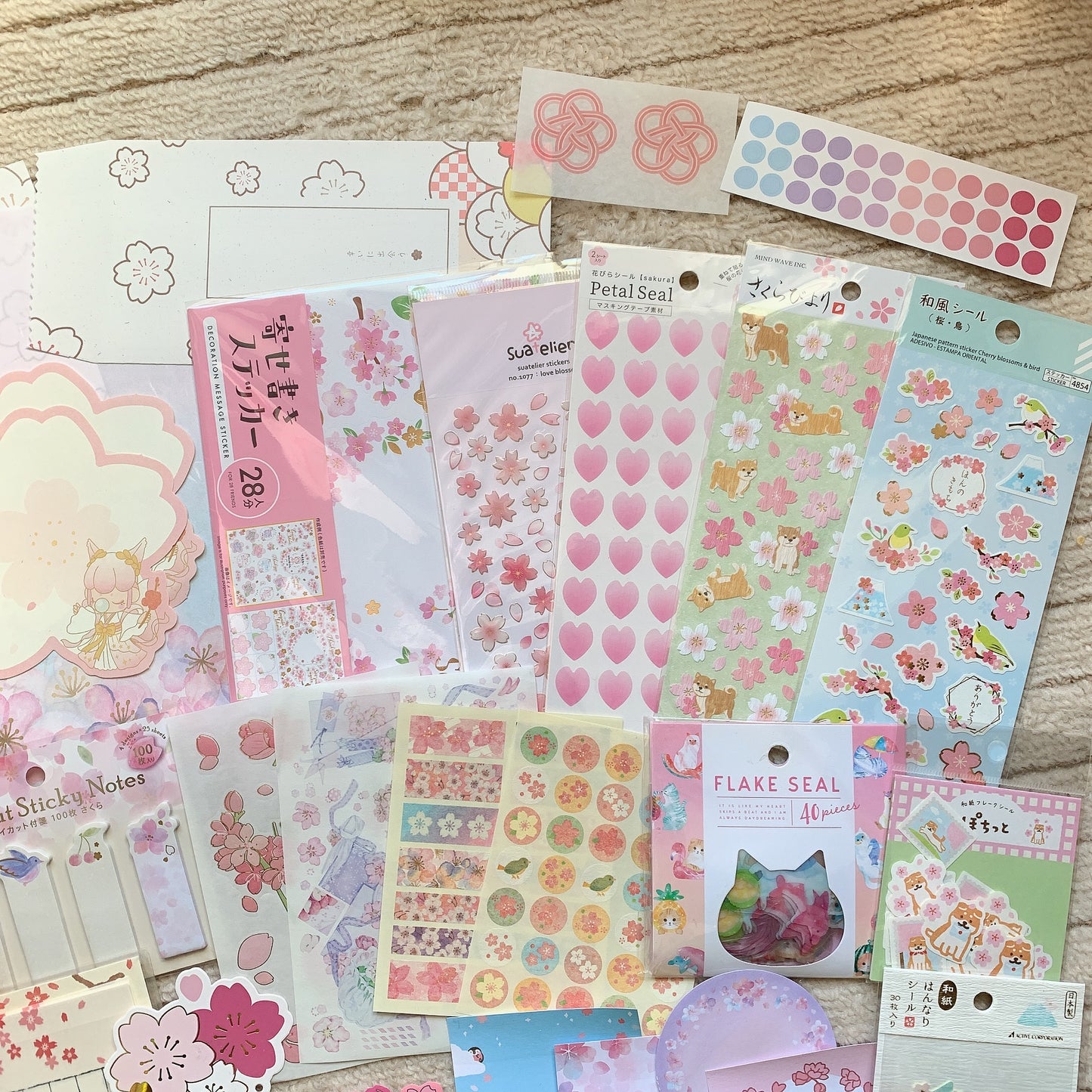 【JP】Sakura Season stationery set A