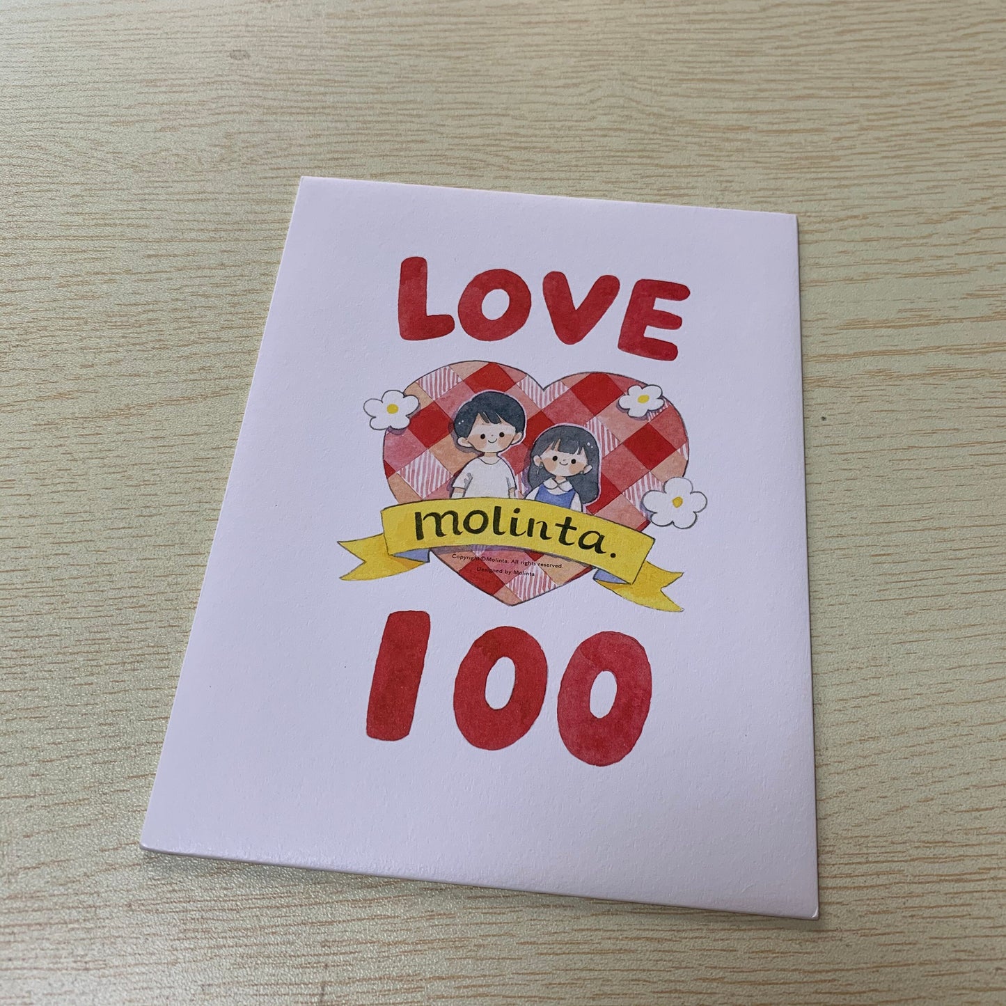 Molinta love 100 sticker